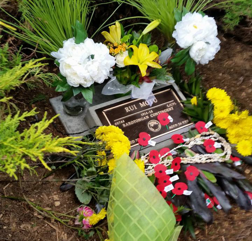 commemorating the contributions of Cook Islands Soldiers that enlisted in World War One (WWI)